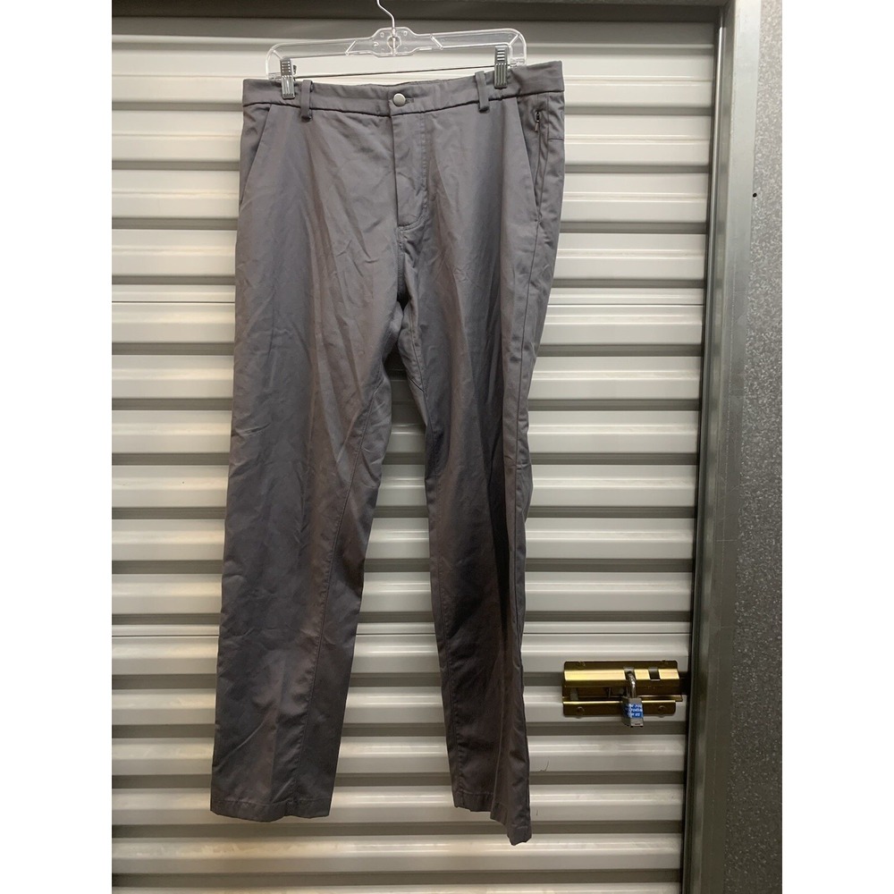 Lululemon Commission Pant Men's 34x31 Slim Fit Gray Golf Chino LM5414SE